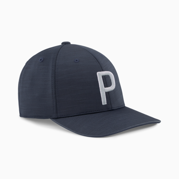 P Golf Cap, Navy Blazer-Ash Gray, large-ZAF