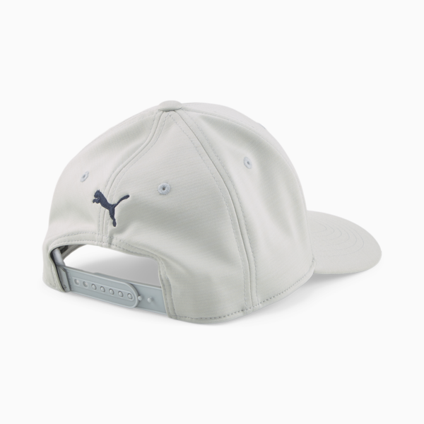 P Golf Cap, Ash Gray-Navy Blazer, large-ZAF