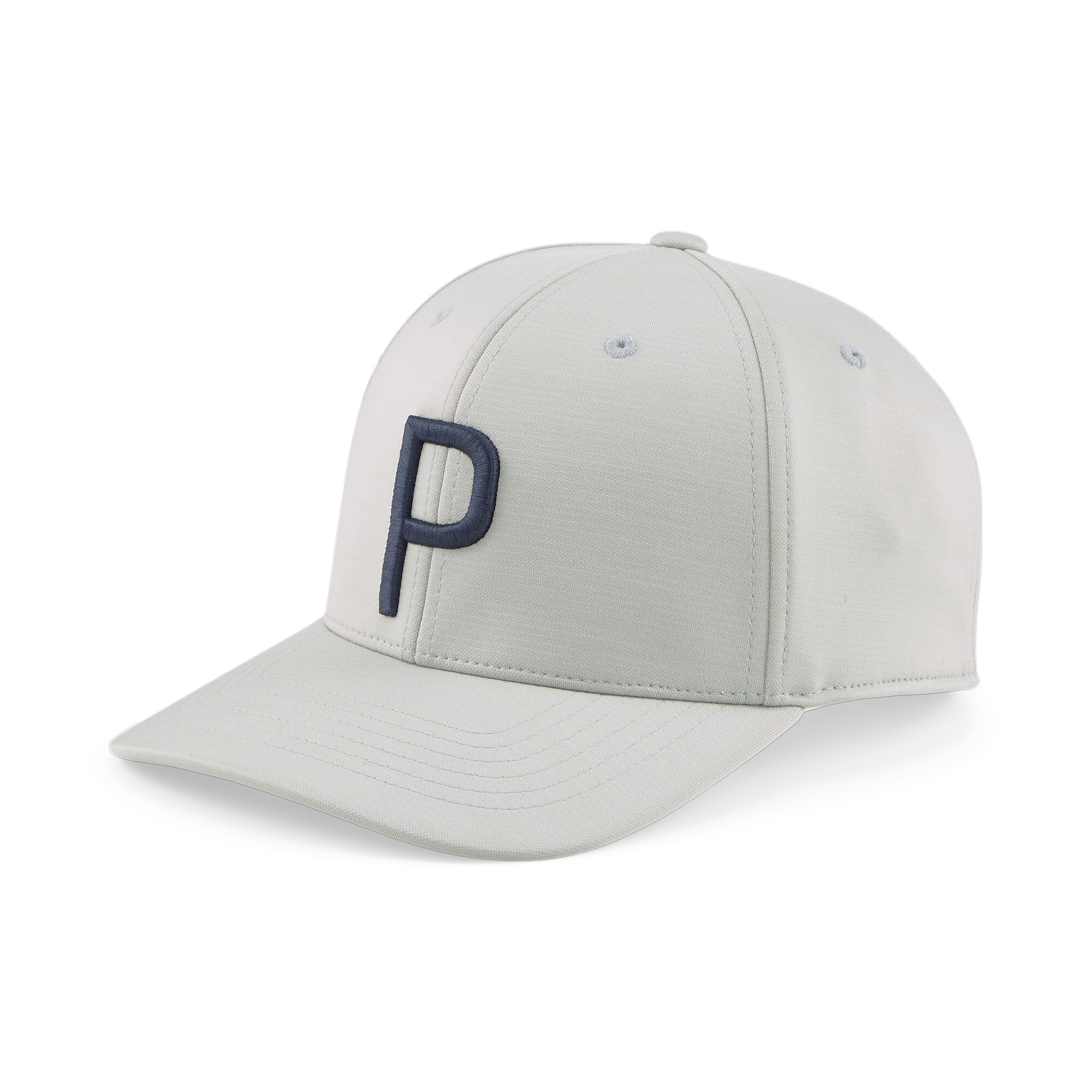 Puma P Golf Cap Für Herren | Mit Plain | Ash Gray/Navy Blazer