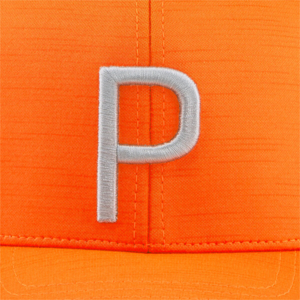 P Golf Cap, Rickie Orange-Cool Mid Gray, large-ZAF