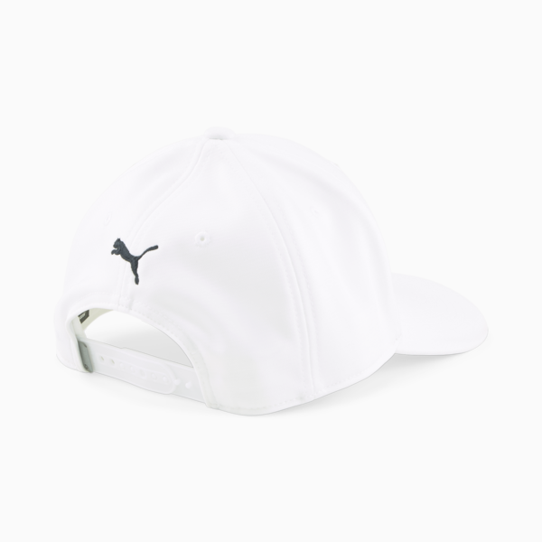 P Golf Cap, White Glow-Navy Blazer, large-ZAF