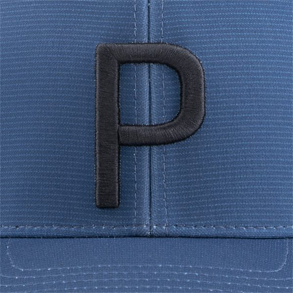 P Golf Cap, Lake Blue-Navy Blazer, large-ZAF