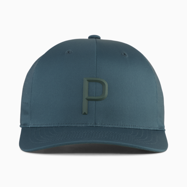 Tech P Snapback Golf Cap Men, Green Terrain, large-ZAF