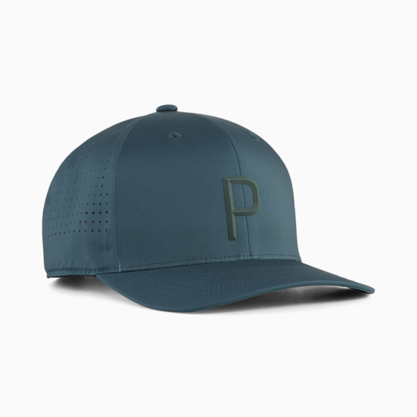 Tech P Snapback Golf Cap Men, Green Terrain, large-ZAF