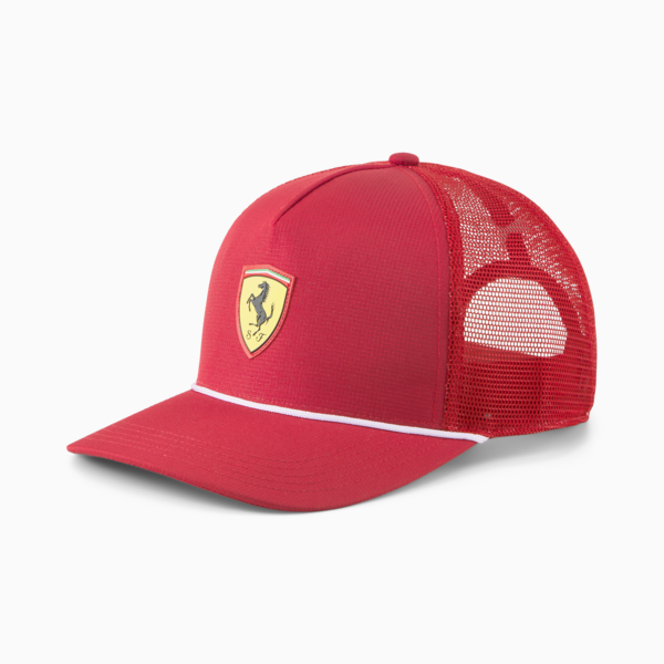 Scuderia Ferrari SPTWR Race Trucker Cap, Rosso Corsa, large-ZAF
