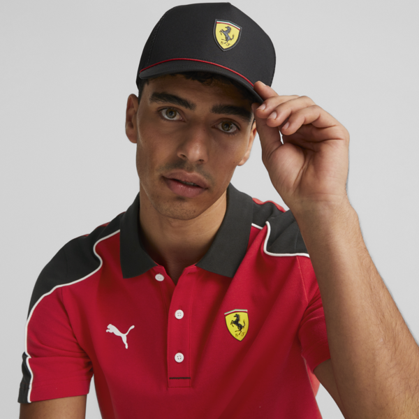 Scuderia Ferrari SPTWR Race Trucker Cap, PUMA Black, large-ZAF