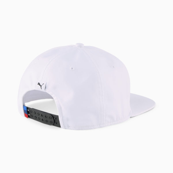 BMW M Motorsport Flat Brim Cap, PUMA White, large-ZAF