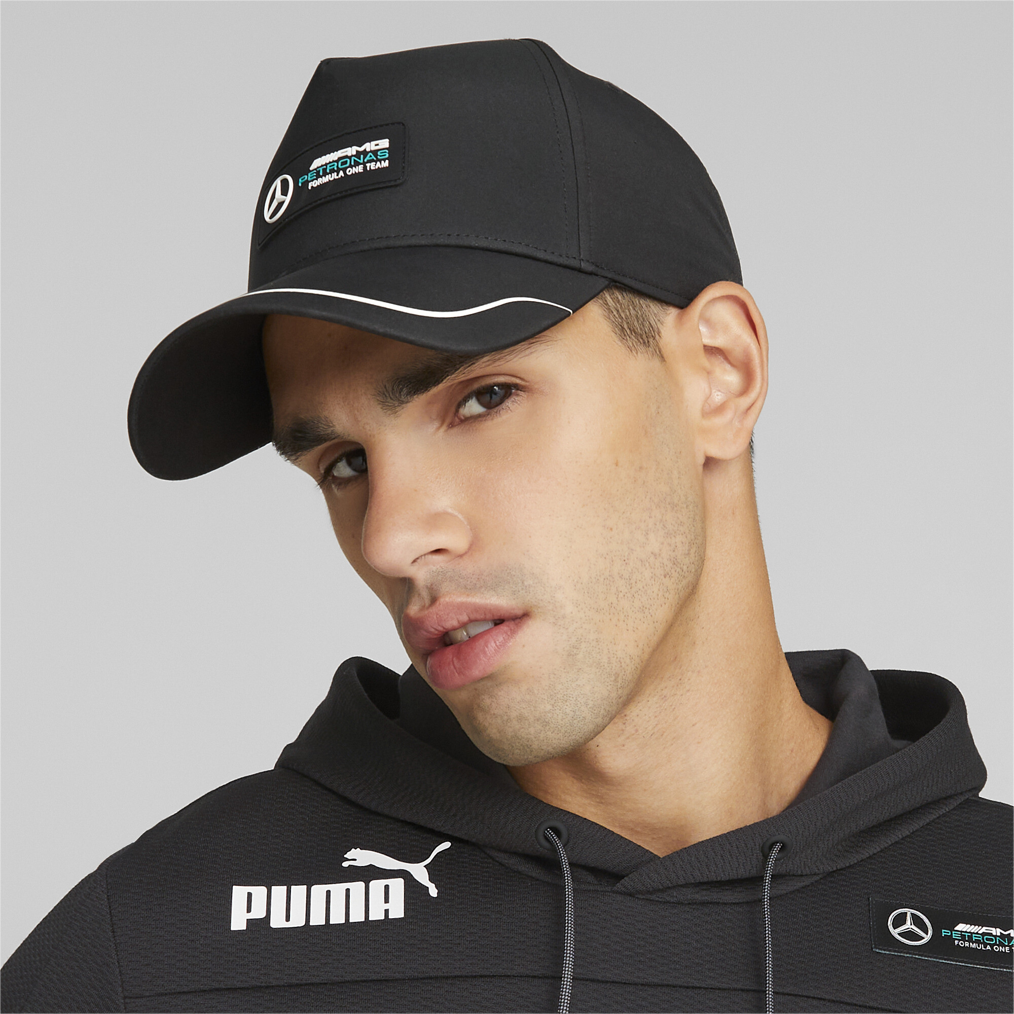 Men's Puma Mercedes-AMG Petronas Motorsport Cap, Black, Size Adult, Accessories