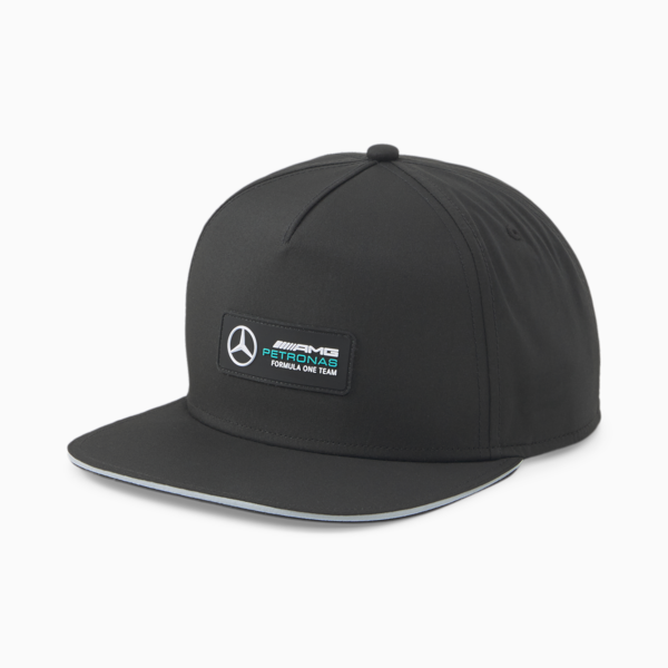 Mercedes-AMG Petronas Motorsport Flat Brim Cap, PUMA Black, large-ZAF