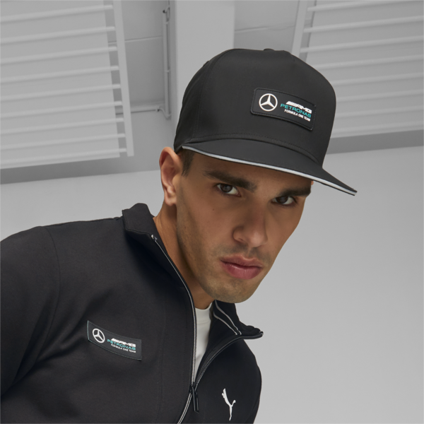 Mercedes-AMG Petronas Motorsport Flat Brim Cap, PUMA Black, large-ZAF