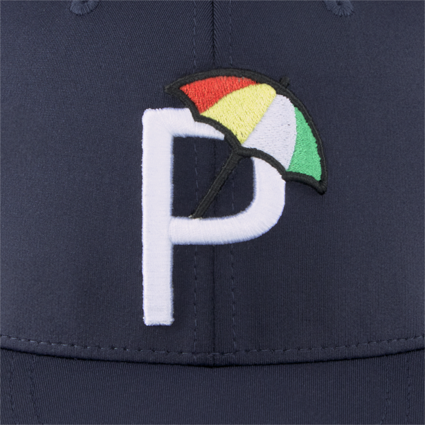 Palmer P Golf Cap, Navy Blazer-White Glow, large-MEX