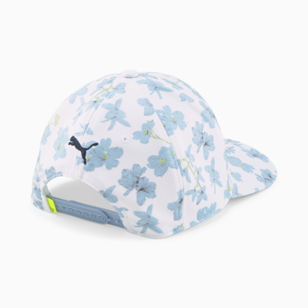 Verdant P Golf Cap Men, Bright White-Tropical Aqua-Citrine Fiz, large-ZAF