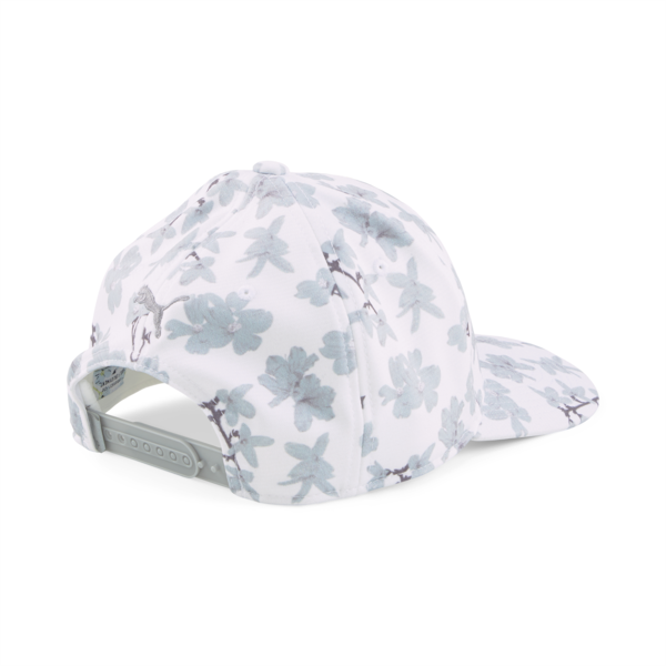 Verdant P Golf Cap Men, Bright White-Flat Light Gray-QUIET SHADE, large-ZAF