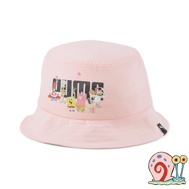 Kids PUMA X SPONGEBOB Bucket Unisex Hat in Pink