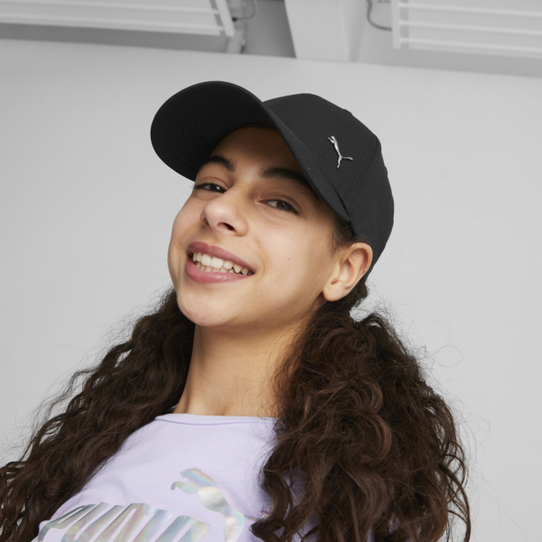 Metal Cat Cap Youth, PUMA Black, large-ZAF