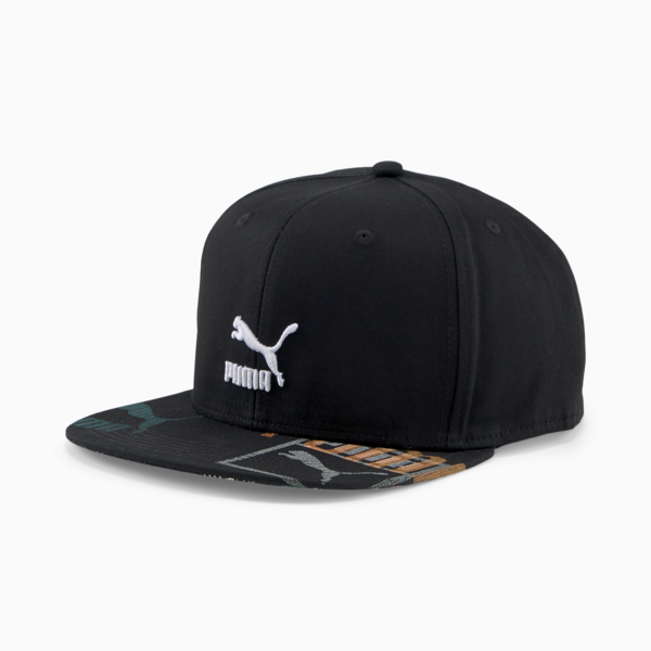 Gen.PUMA Flat Brim Cap, PUMA Black, large-ZAF