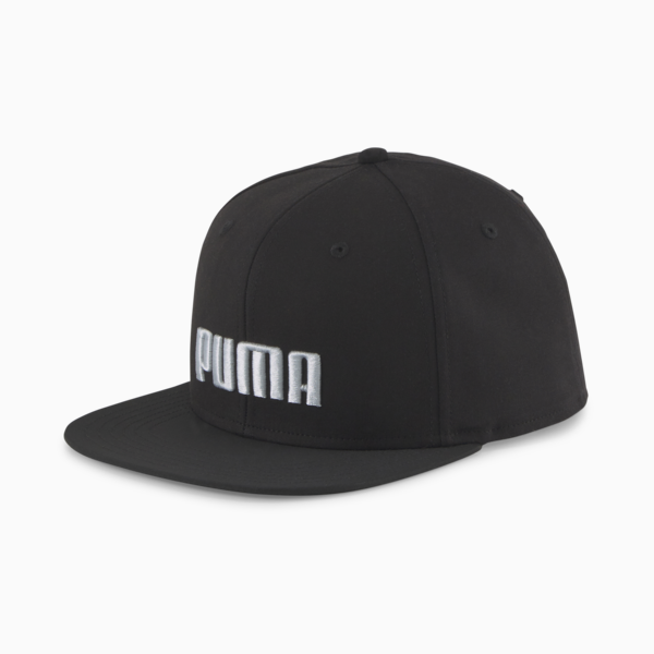 PUMA Flat Brim Cap, PUMA Black-Gray Violet, large-ZAF