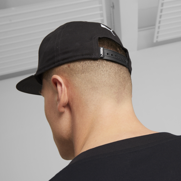 PUMA Flat Brim Cap, PUMA Black-Gray Violet, large-ZAF
