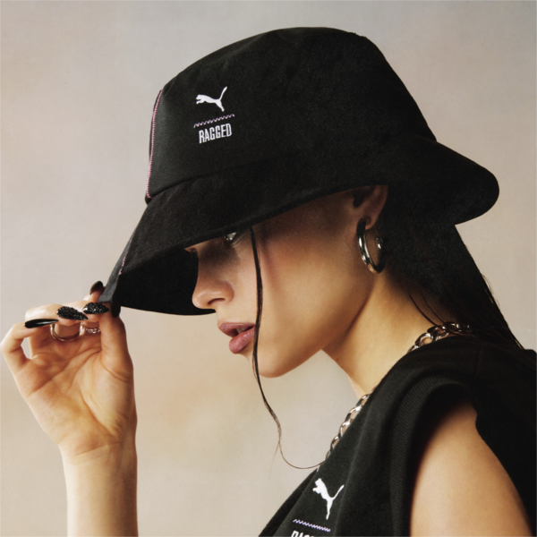 PUMA x THE RAGGED PRIEST Bucket Hat Women, PUMA Black, large-ZAF