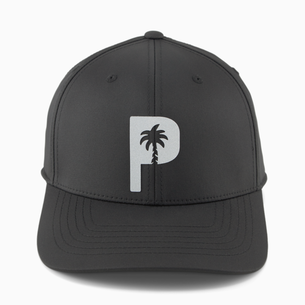 PUMA x Palm Tree Crew Golf Cap Men, PUMA Black, large-ZAF
