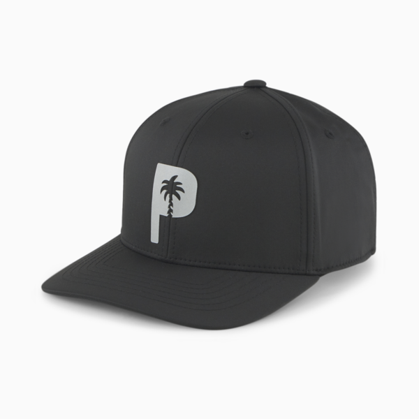 PUMA x Palm Tree Crew Golf Cap Men, PUMA Black, large-ZAF