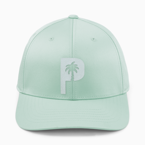PUMA x Palm Tree Crew Golf Cap Men, AQUA GREEN, large-ZAF