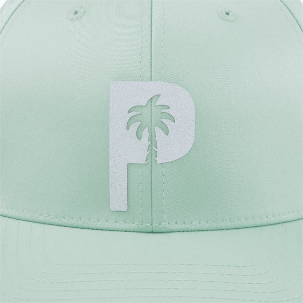 PUMA x Palm Tree Crew Golf Cap Men, AQUA GREEN, large-ZAF