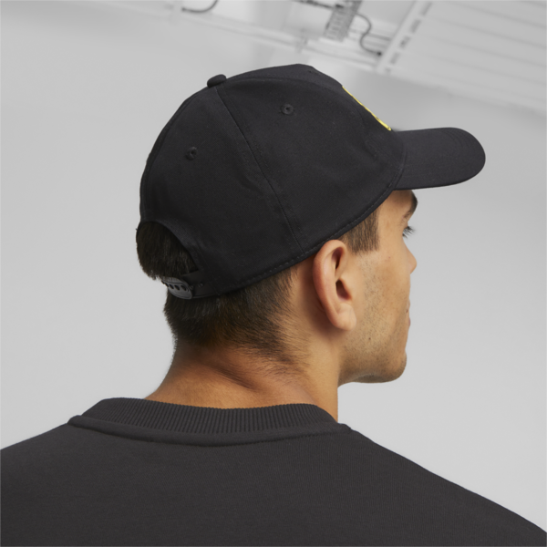 Borussia Dortmund Cap, PUMA Black-Cyber Yellow, large-ZAF