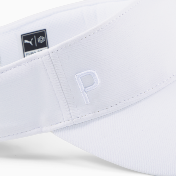 P Golf Visor Women, White Glow, large-ZAF