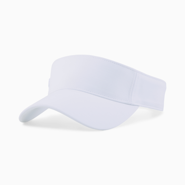 P Golf Visor Women, White Glow, large-ZAF