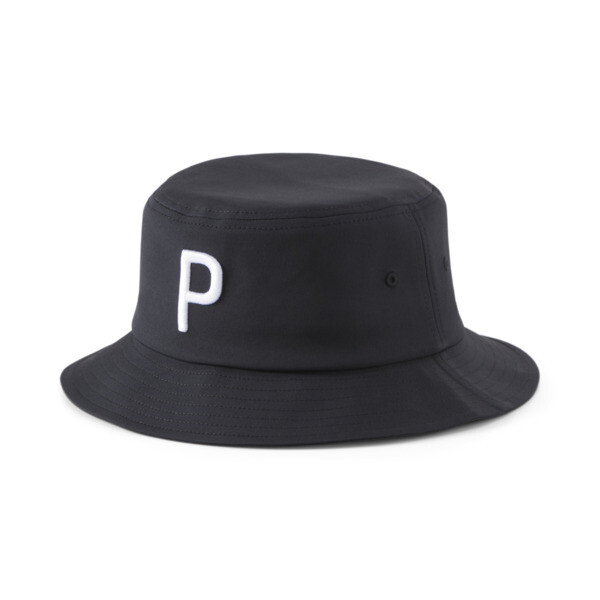 P Bucket Hat Men, PUMA Black, swatch-ZAF