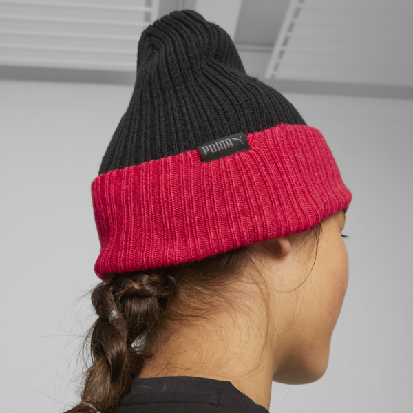 PUMA x MIRACULOUS Youth Beanie, PUMA Black-AOP, large-ZAF