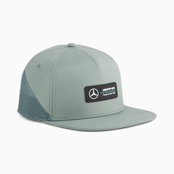 Mercedes-AMG PETRONAS Flat Brim Cap, Eucalyptus, large-ZAF