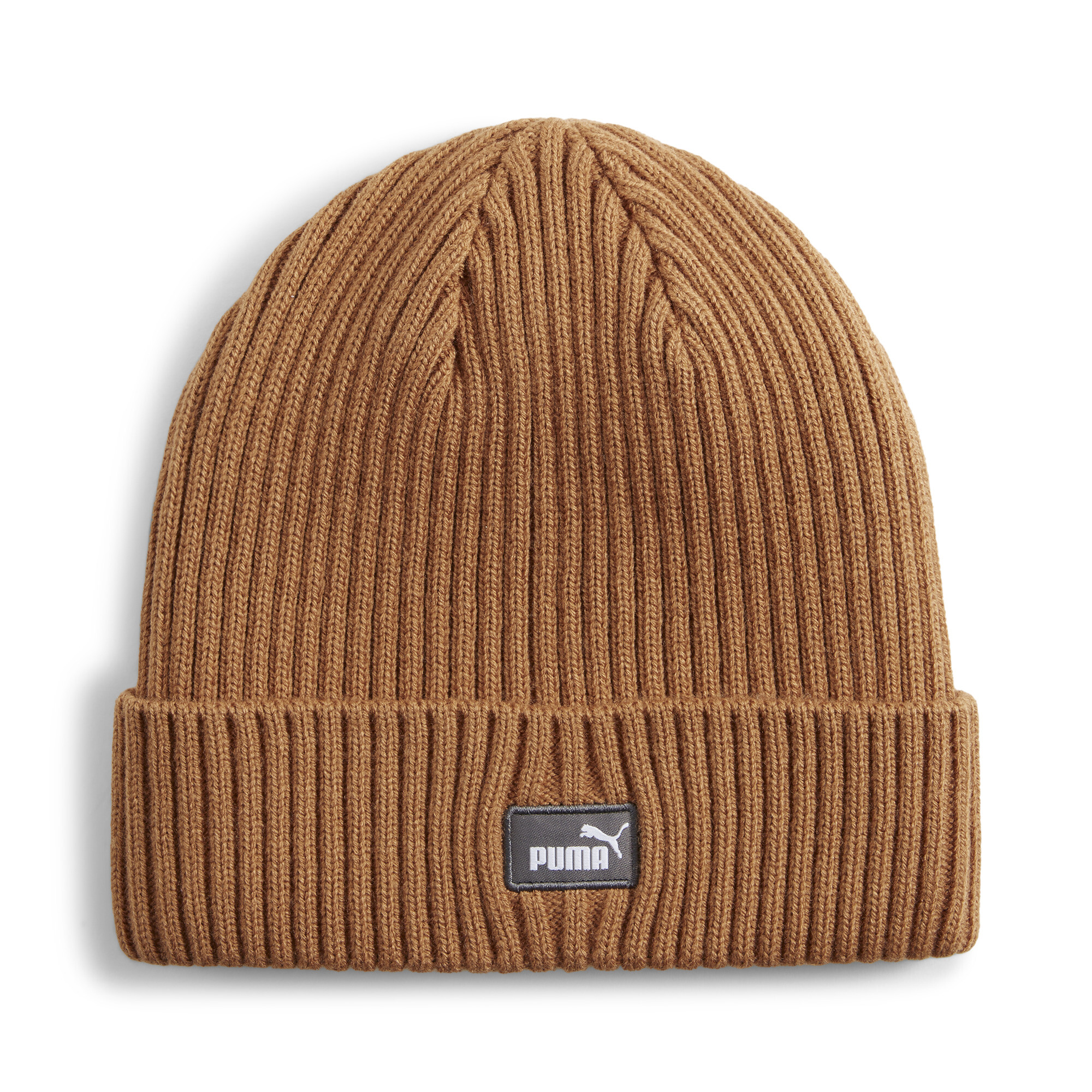 Puma Klassische Beanie mit Umschlag | Mit Plain | Caramel Latte | Größe: Adult