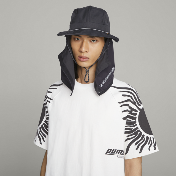 PUMA x PLEASURES Bucket Hat, PUMA Black, large-ZAF