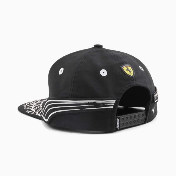 SCUDERIA FERRARI x JOSHUA VIDES Flat Brim Cap, PUMA Black, large-ZAF
