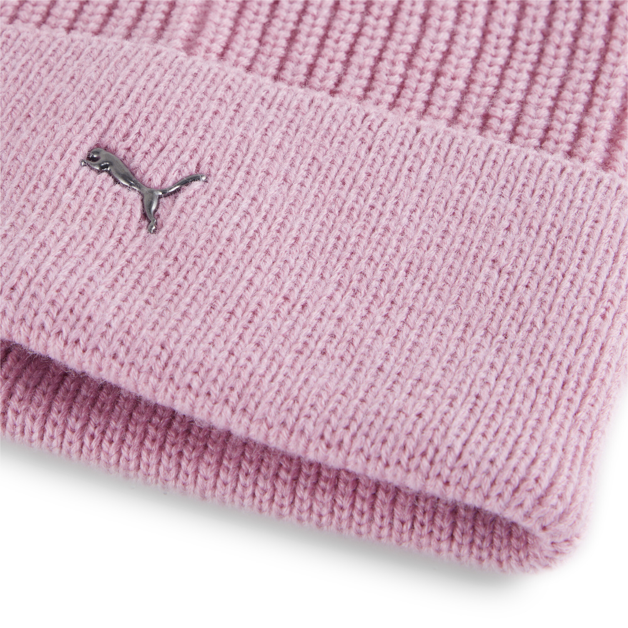 Puma Metal Cat Beanie Hat, Pink, Accessories