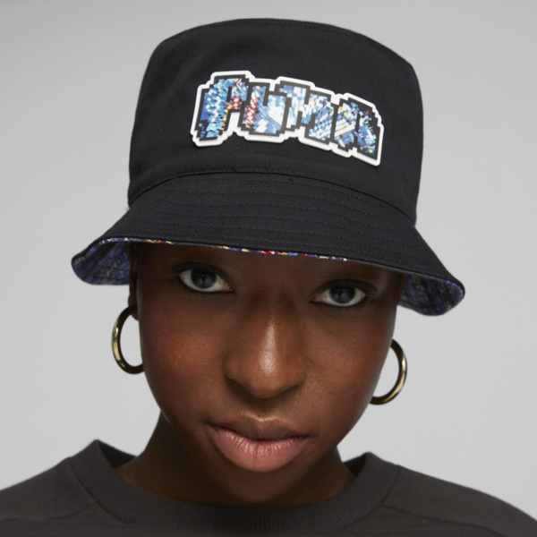 Hometown Heroes Tokyo Reversible Bucket Hat, PUMA Black, large-ZAF