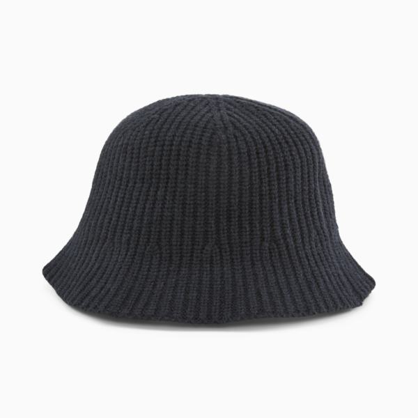 PRIME Knitted Bucket Hat, PUMA Black, large-ZAF