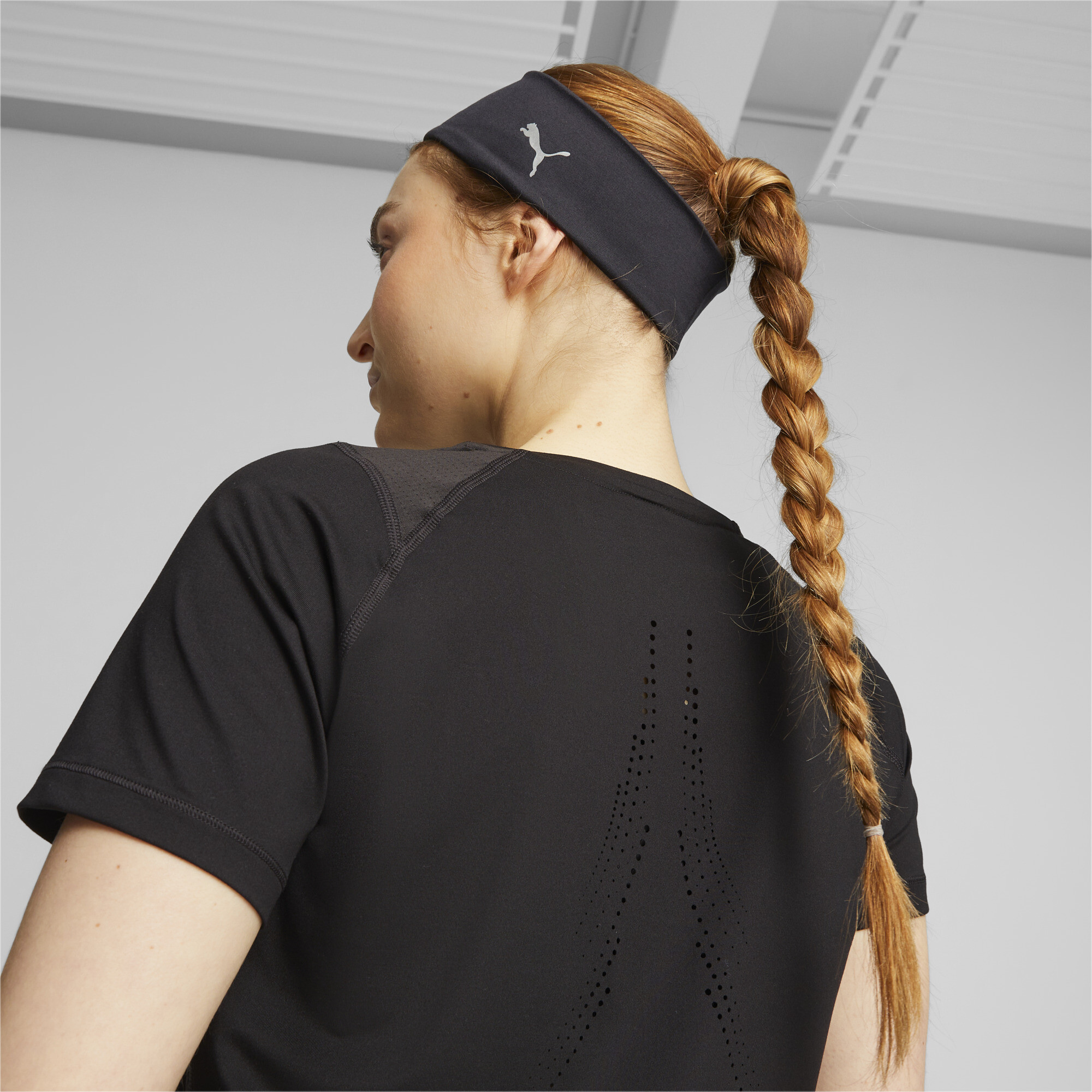 Puma Training Headband, Black, Size Adult, Sport