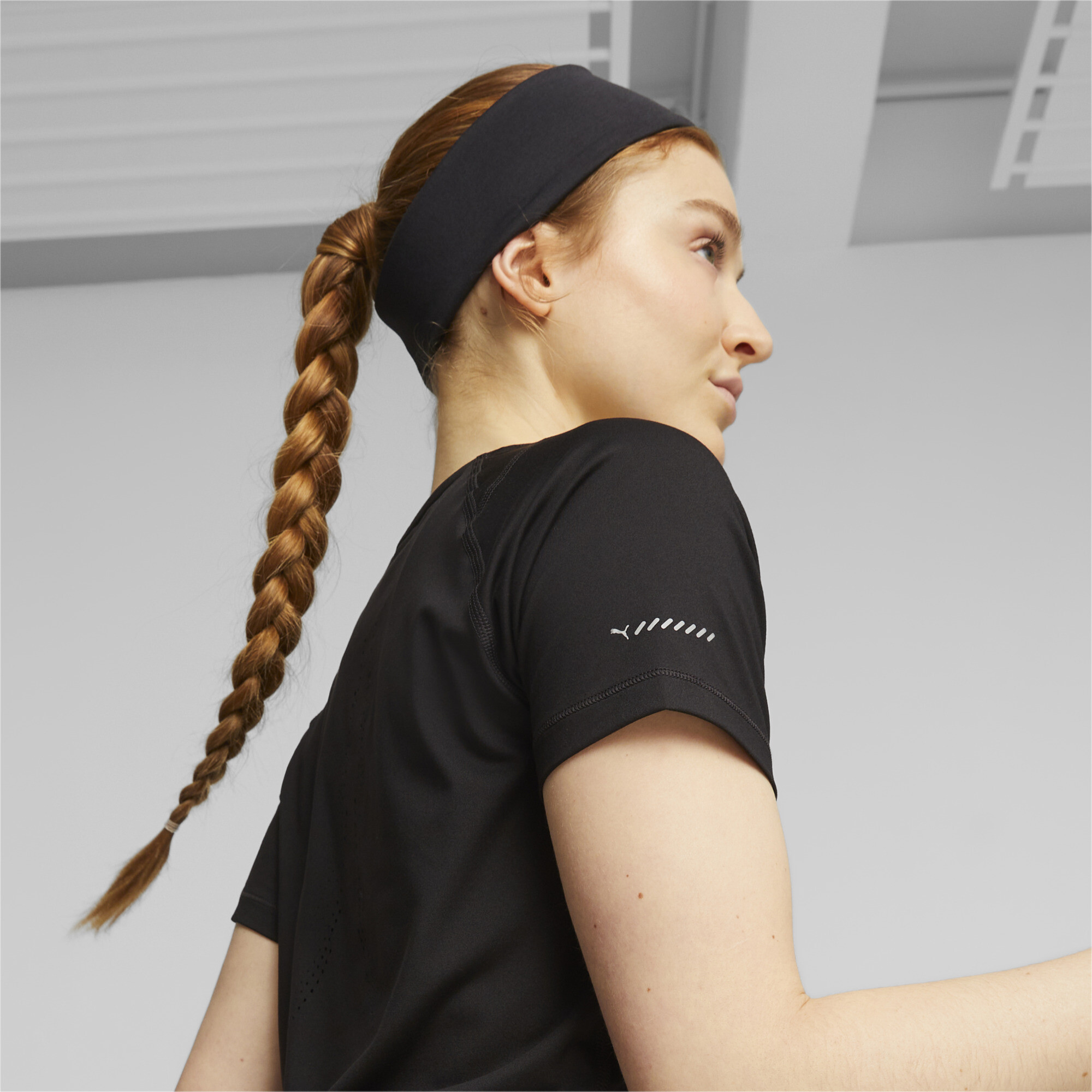 Puma Training Headband, Black, Size Adult, Sport