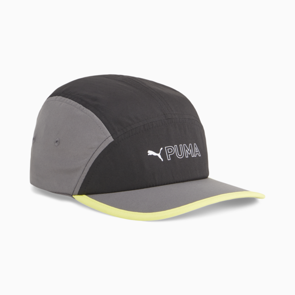 Training Cap, PUMA Black-Cool Dark Gray-Yellow Burst, large-ZAF