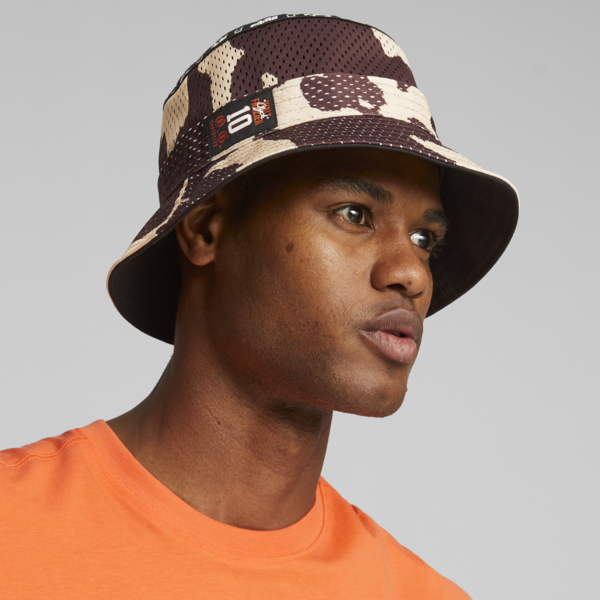 Clyde's Closet Basketball Bucket Hat, PUMA Black, large-ZAF