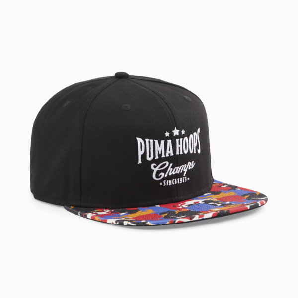 Pro Basketball Cap, PUMA Black-AOP, large-ZAF