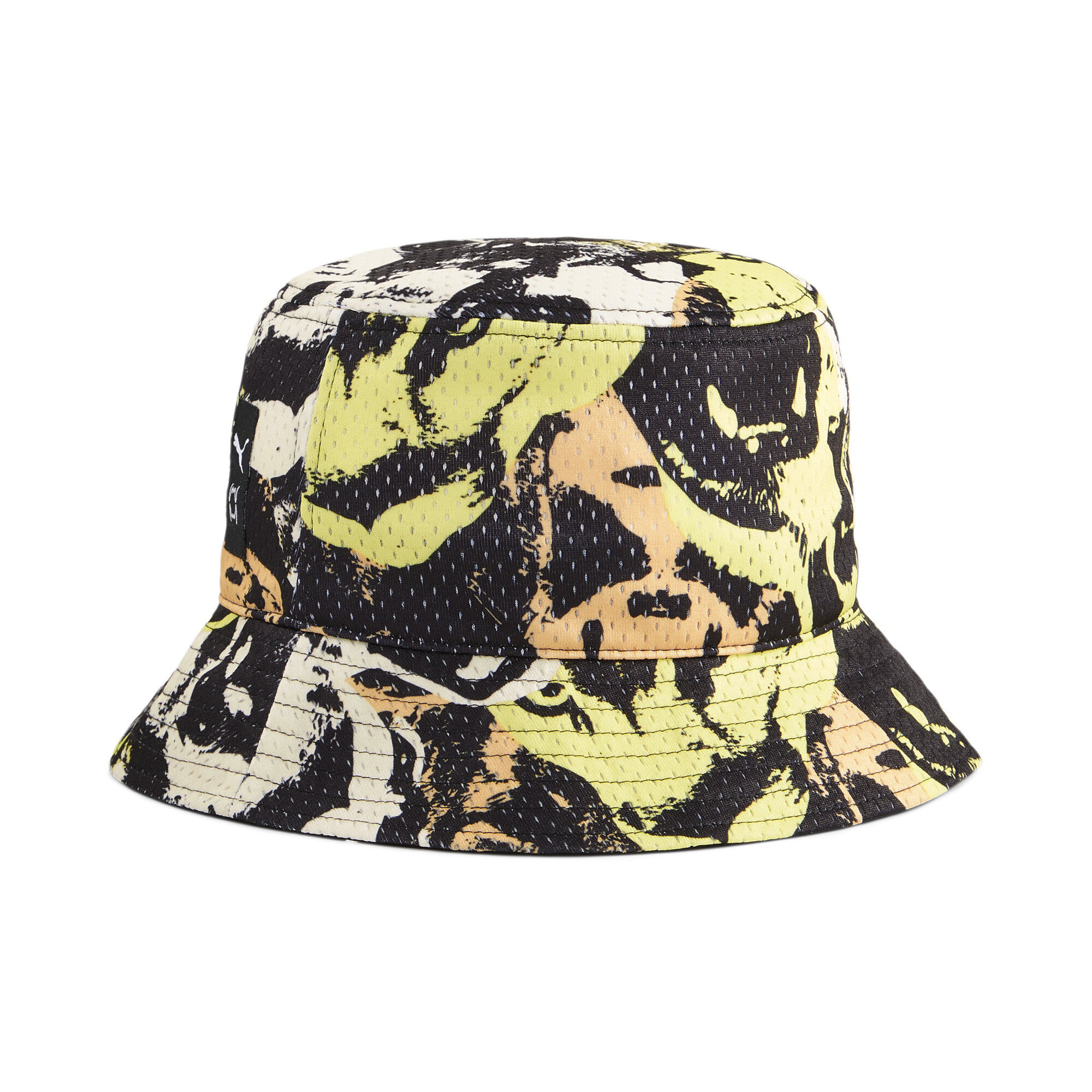 Puma Basketball Bucket Hat, Yellow, Size S/M, Accessories