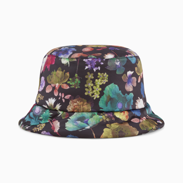 PUMA x LIBERTY Bucket Hat, PUMA Black-Floral AOP, large-ZAF