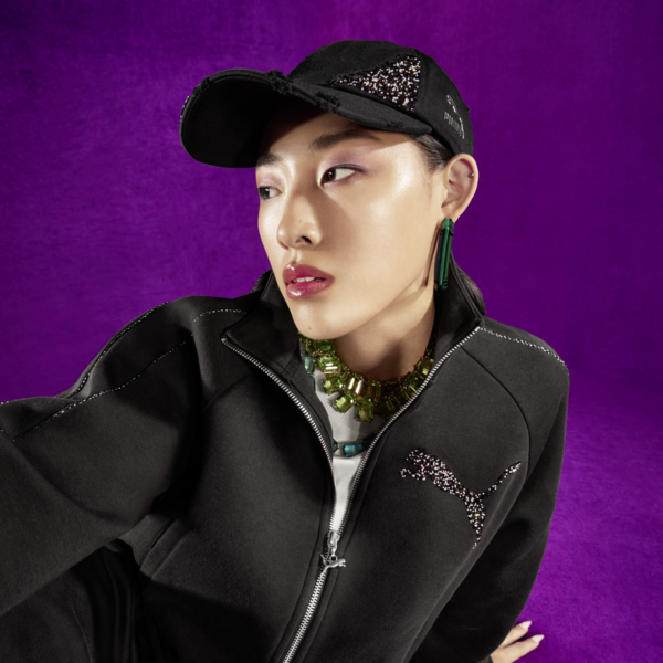 PUMA Swarovski Crystals Women's Cap, PUMA Black, large-ZAF