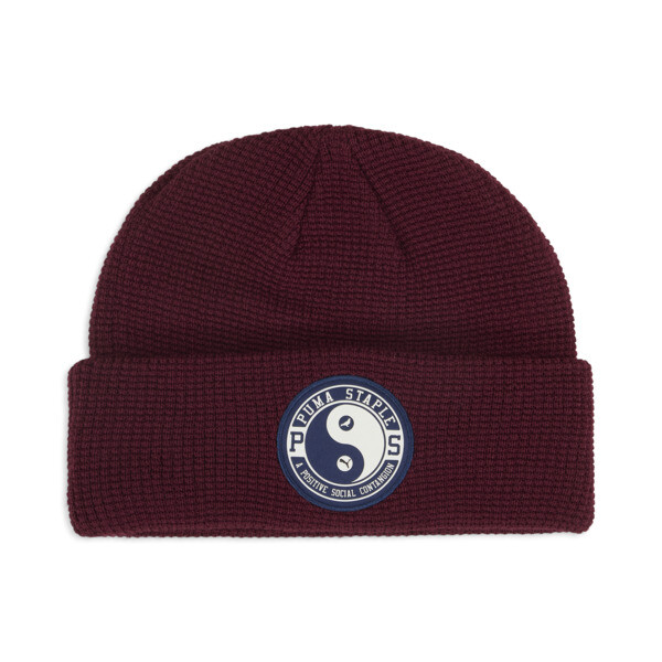 Puma X Staple Beanie Hat In Dark Jasper