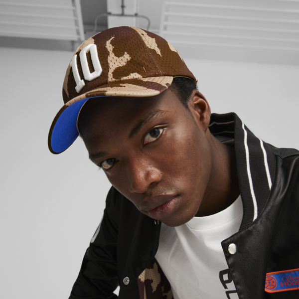 Clyde's Closet Dad Basketball Cap, Sand Dune-AOP, large-ZAF