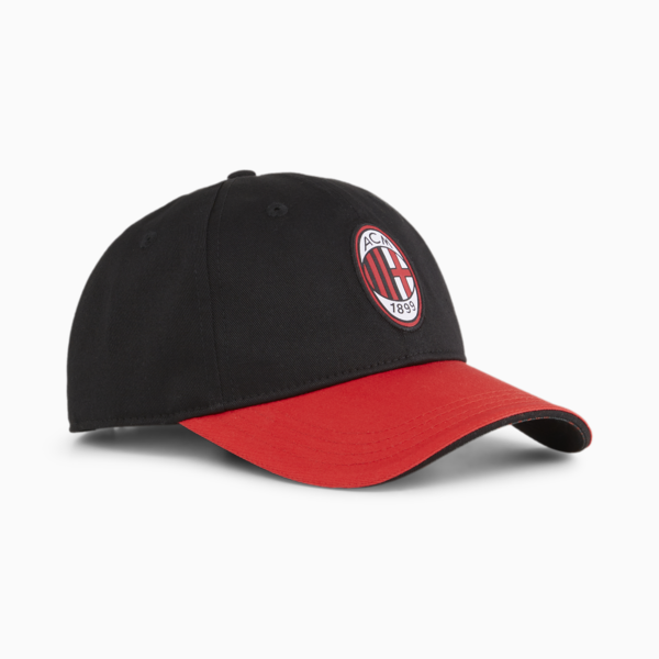 AC Milan Baseball Cap, PUMA Black-For All Time Red, large-MEX